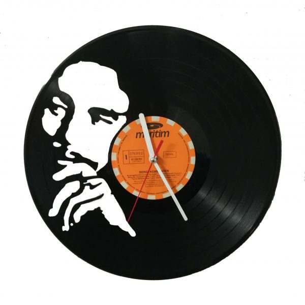 Bob Marley Schallplattenuhr