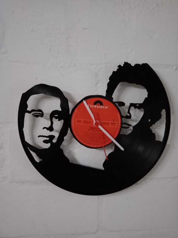 Simon & Garfunkel Schallplattenuhr