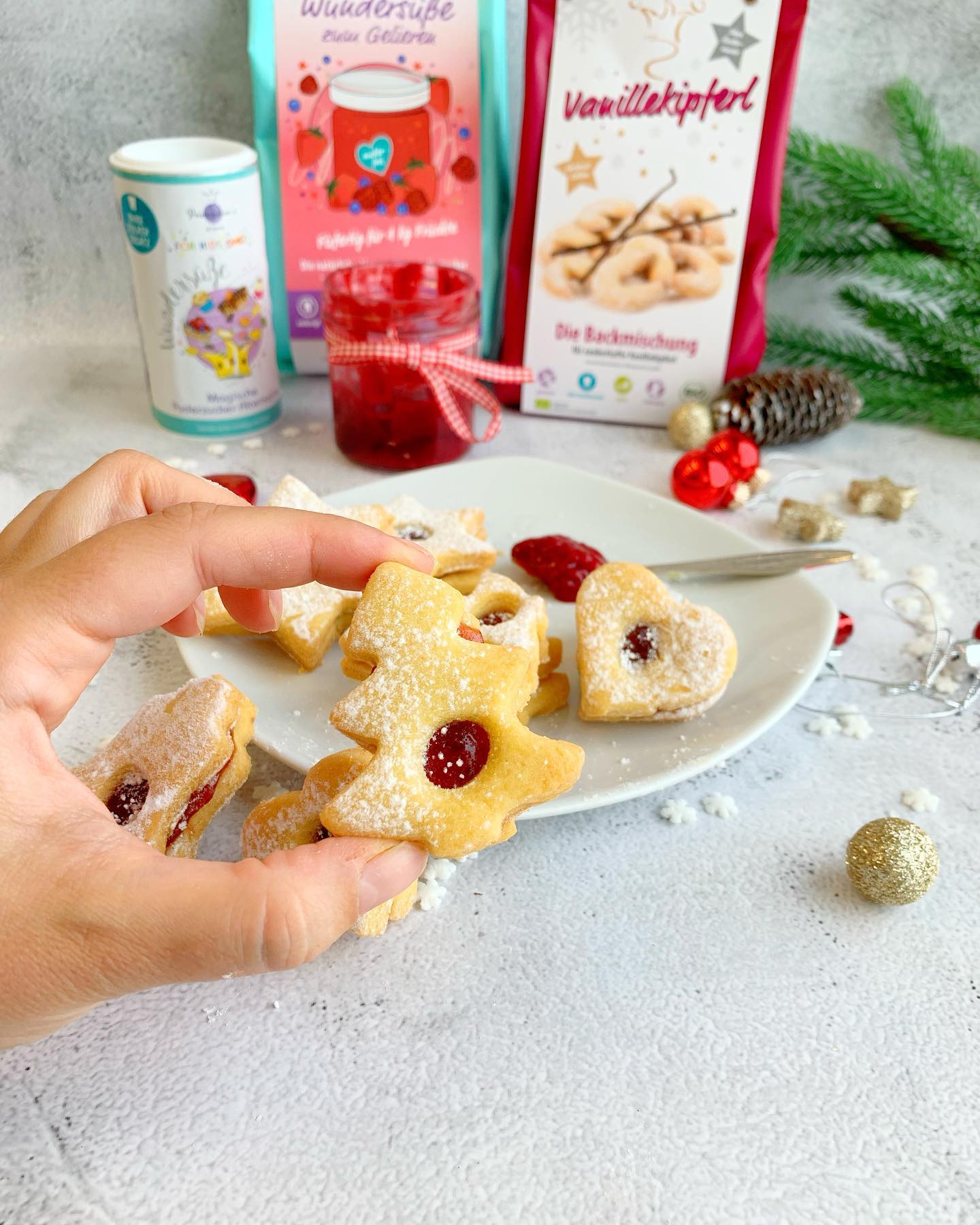 LOFINDO WEIHNACHTS BACKREZEPT : Marmeladenplätzchen von Principessa’s ...