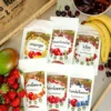 fruitjunkies Großes Probierpaket - 6 x 80 g - Getrockneter Fruchtsnack