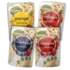 FruitJunkies | Probierpaket - 4 x 80 g - Getrockneter Fruchtsnack