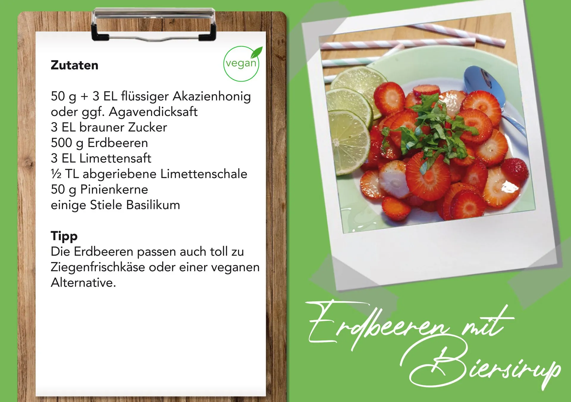 LOFINDO REZEPT: Erdbeeren mit Biersirup REZEPT by Jolie’s Feinkost, Viel Spaß beim Ausprobieren und Nachmachen!