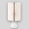 ALMUT von Wildheim  - Kabellose Tischlampe aus Wolle und Holz