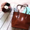 AnBeck  |  Damen Handtasche Leder Umhängetasche ROT