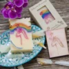 Innviertler Seifenmanufaktur |  Seife Einhorn Milde, pflegende Seife mit blumig süßem Duft und einzigartigem Einhorn-Design. 100g