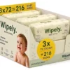 Wipely -  Baby Feuchttücher 3er Set - 3 x 72 (216)