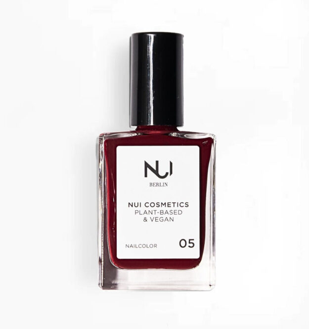 NUI Cosmetics | Plant-based & Vegan Nailcolor – 05 DARK RED