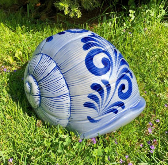 Gartenschnecke im Bembel Design