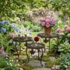 Gartenursel  Gartenstudio Böhner | Hübscher Pflanzhocker Tecla mittel ca. 25 cm - Gartendekoration