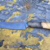 Messerwerkstatt Steigerwald | Vespersantoku Damast Klingenlänge: 110mm Gesamtlänge: 200mm