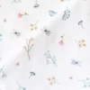 LESEN DESIGN Bettwäsche | Premium-Babydecke – Motiv  Blumen-Käfer  Deckengröße 75 x 100 cm