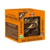 Nürnberger Bio Originale | 6 Bio-Nussecke Walnuss schokoliert in oranger Designbox VEGAN