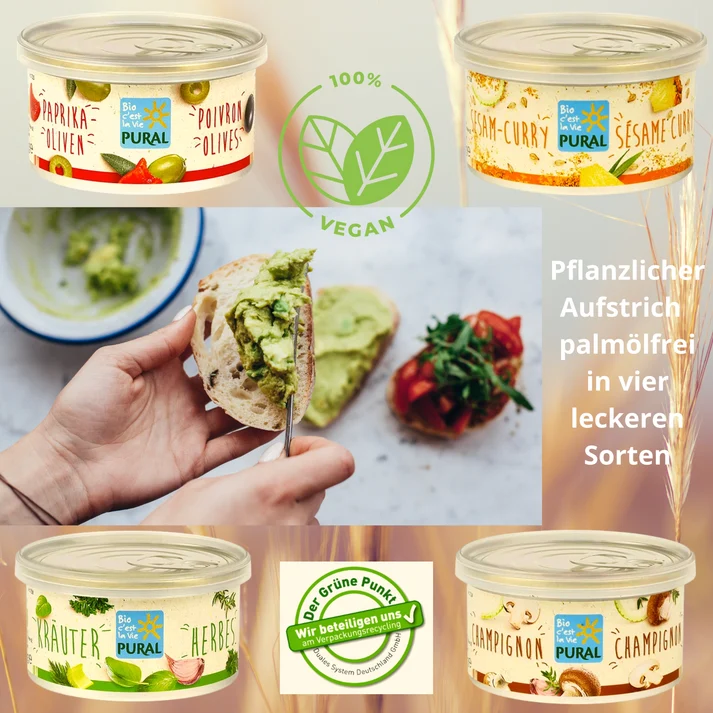 Linecase Bio | Pural Streich - Mischbox mit vier verschiedenen Sorten 4x125g