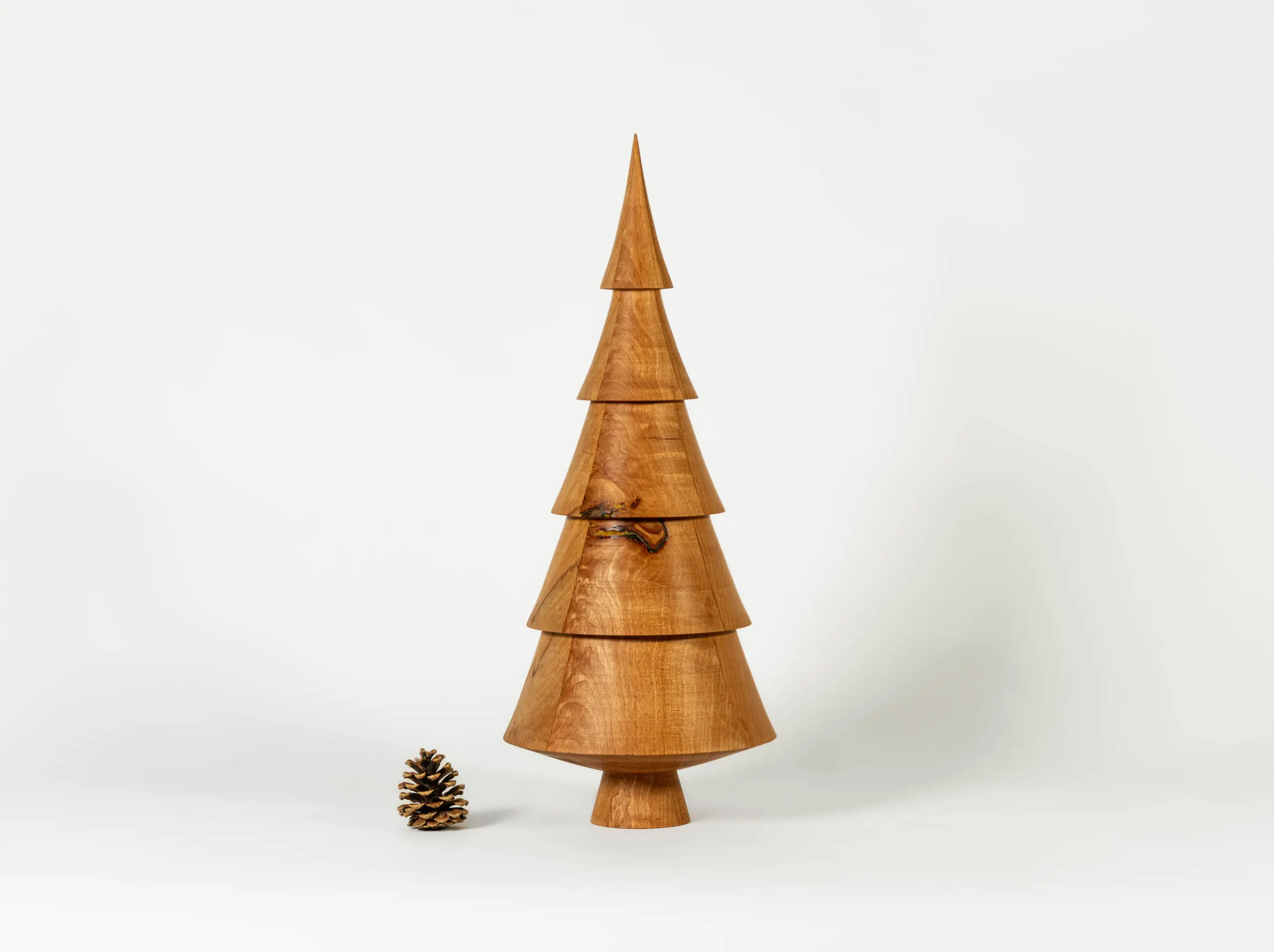 Schraederei Holzmanufaktur | Tanne 60 cm handgedrechselt aus Buche