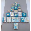 Holzteilchen® | Adventskalender Nummern auf Holz Sterne