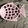 Einseifer | Seifenablage Fisch Flüssigholz Seifenschale rosa
