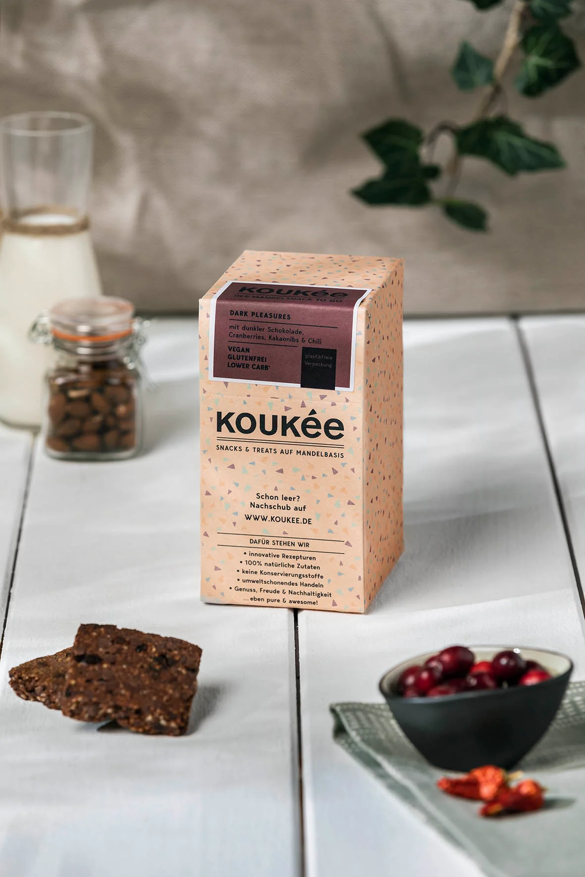 Koukee - der Mandelsnack | 10er Box DARK PLEASURES