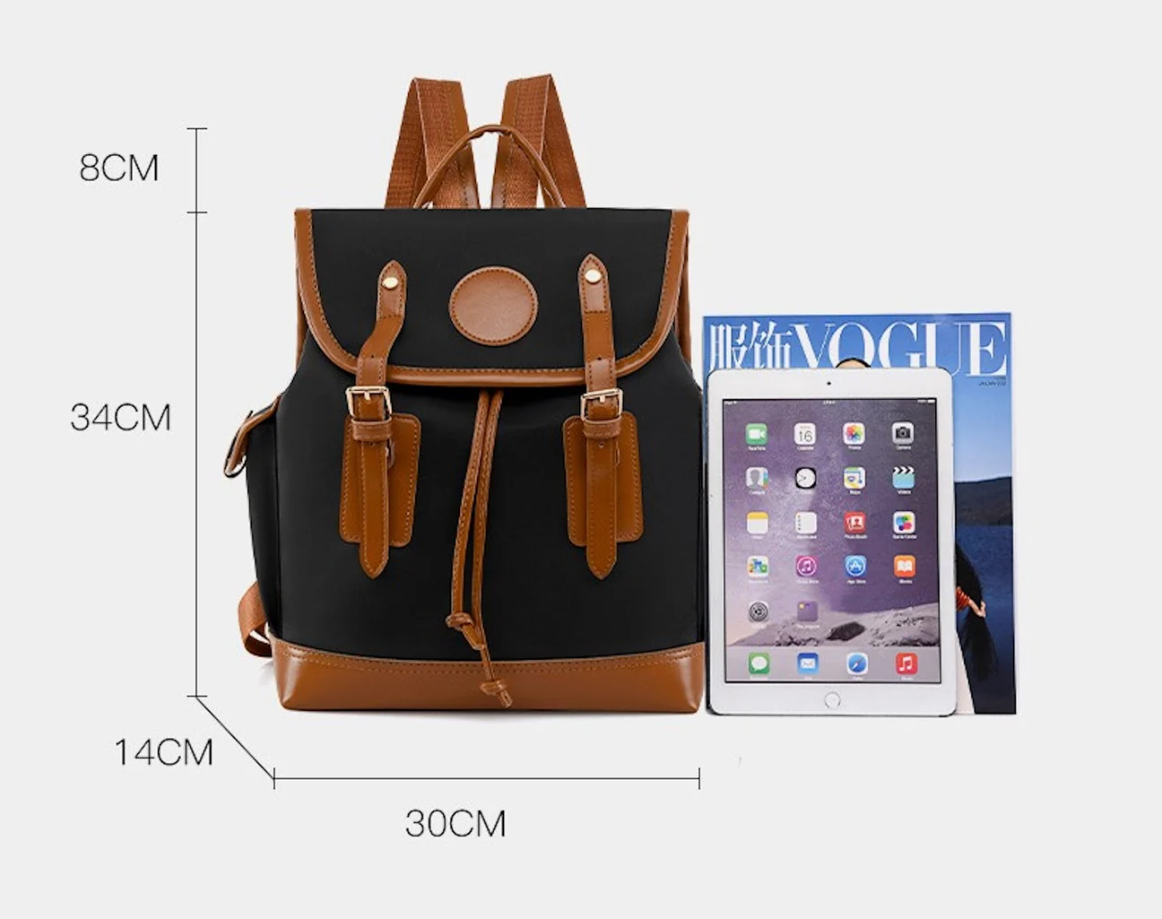 AnBeck | Carry Your Style‘ Rucksack Schwarz – Bild 3