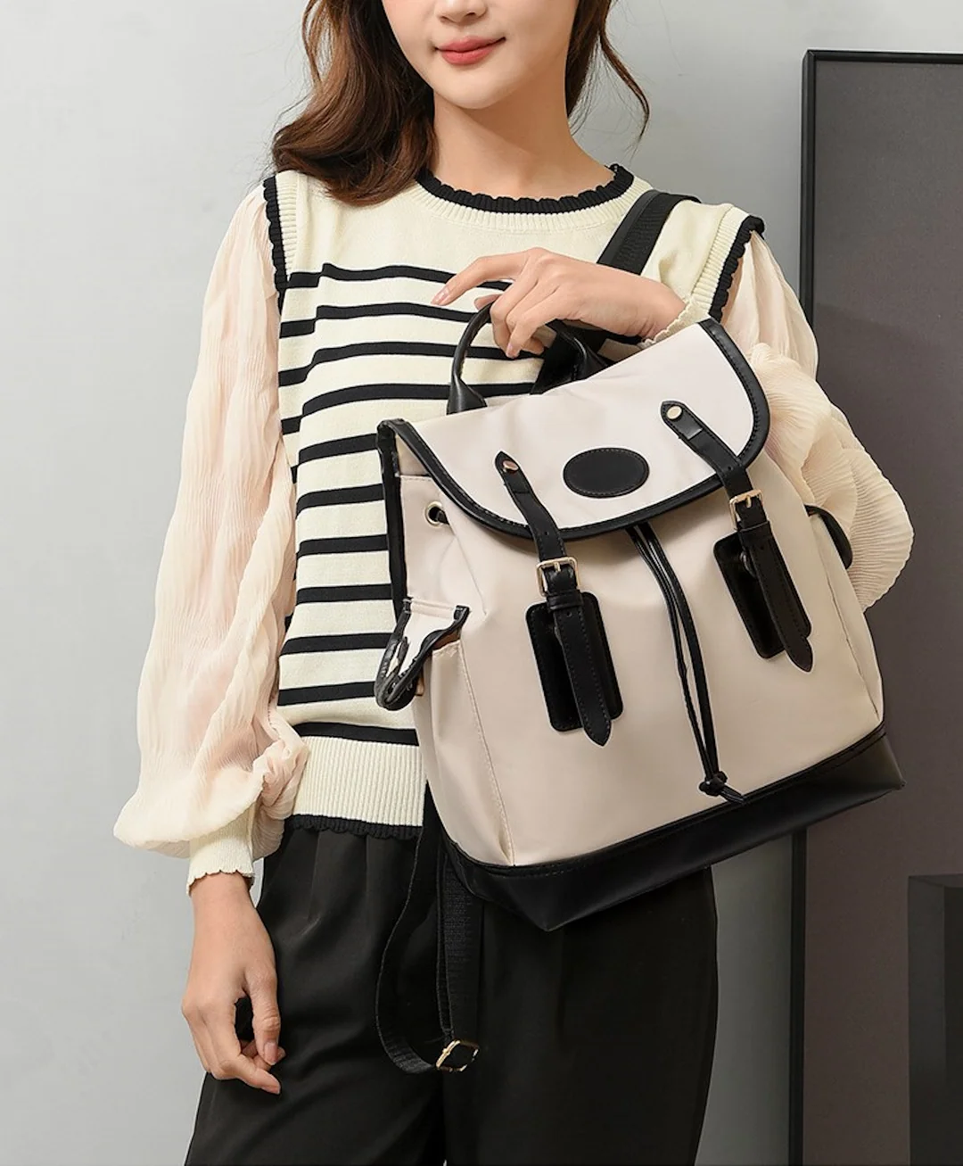 AnBeck | Carry Your Style‘ Rucksack Weiss