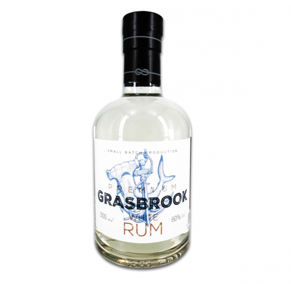 Spirituosenschmiede Destille | Grasbrook Rum White 60% Vol. Inhalt: 0.5 Liter