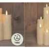 Biorausch |  Tropfkerze Wax Elfenbein -  Größen L