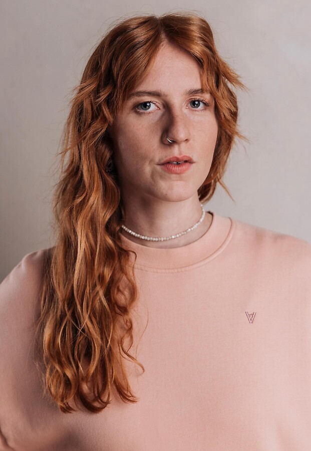 fairtragen | SEASICK Sweater "Cry Me An Ocean" - rosa – Bild 2