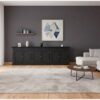 Hamburgs Möbelhaus |  Sideboard SCHWARZ Maße (Höhe x Breite x Tiefe) : 90 x 300 x 40 cm