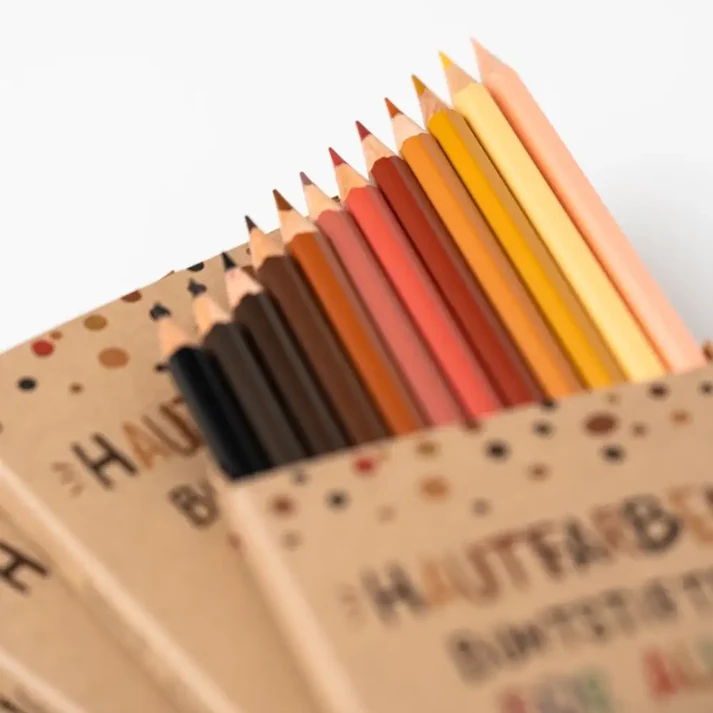 mango.bananen | GoVolunteer 12 Hautfarben Stifte für kreatives Malen und Vielfalt