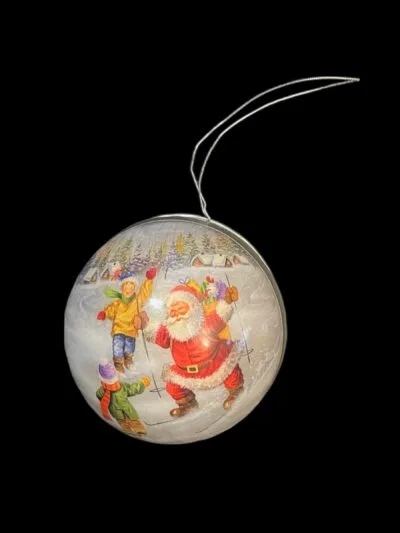 Michis Schokoatelier | Weihnachtskugel gefüllt mit 10 Pralinen