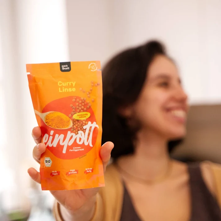 pack&satt Curry Linse einpott Bundle Größe: 24 Beutel a 350g – Bild 2