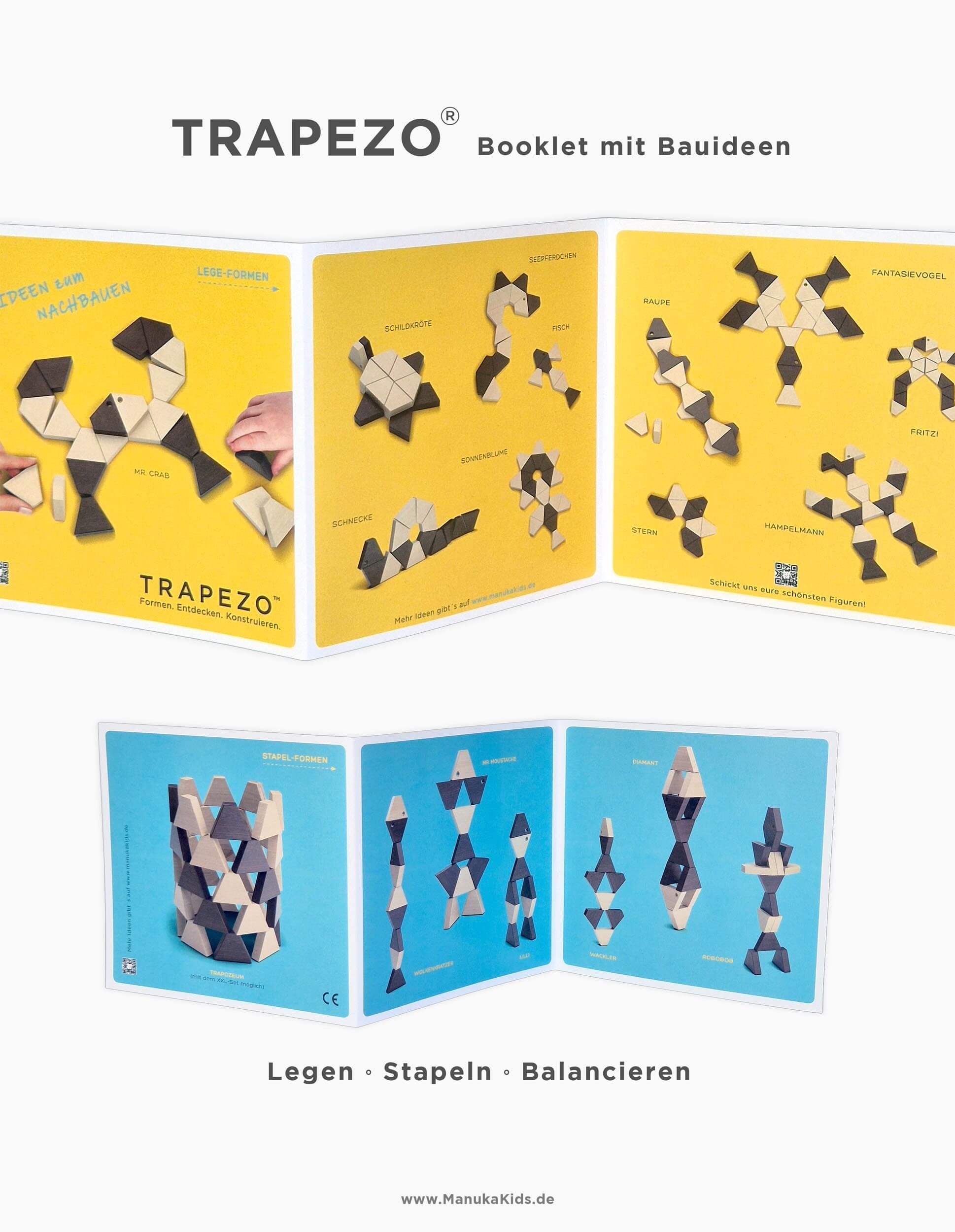 MANUKAKIDS | TRAPEZO® XXL – großes Holzbausteine-Set für Kita & Schule – Bild 3